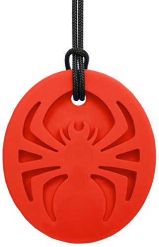 Ark Therapeutics kauwketting Spider Bite rood voor kinderen sensorisch