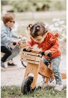 Kinderfeets 2-en-1 vélo d'équilibre en bois & tricycle Tiny Tot Plus - bambou-3
