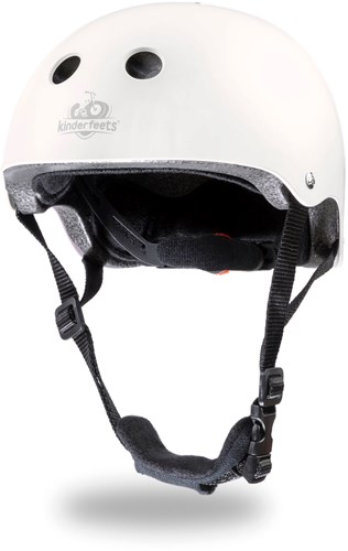 Kinderfeets Casque pour enfants pour le cyclisme / casque de vélo pour enfants - blanc mat