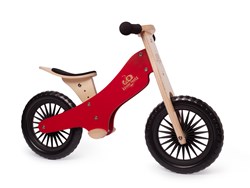 Kinderfeets houten loopfiets vanaf 2 jaar - Rood