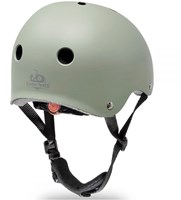 Kinderfeets Casque pour enfants pour le cyclisme / casque de vélo pour enfants - mat Argent sauge verte-2