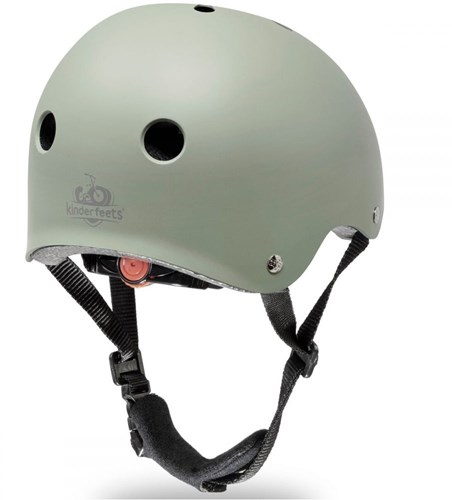 Kinderfeets Casque pour enfants pour le cyclisme / casque de vélo pour enfants - mat Argent sauge verte-2