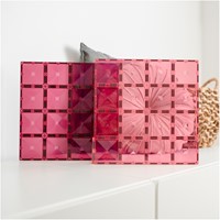 Connetix Magnetische Tegels Base Pink Berry 2 Stuks-3