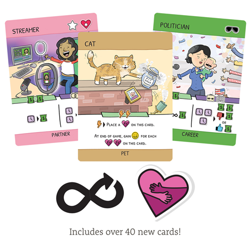 Asmodee extension jeu de cartes Adulthood Pet Projects avec animaux-2