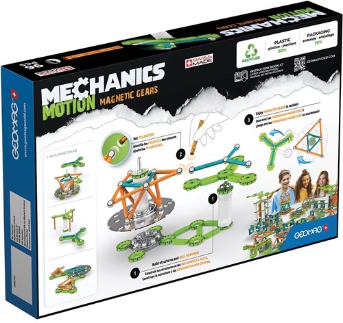 Geomag Mechanics Motion magnetische tandwielen bouwset 96 stuks-2