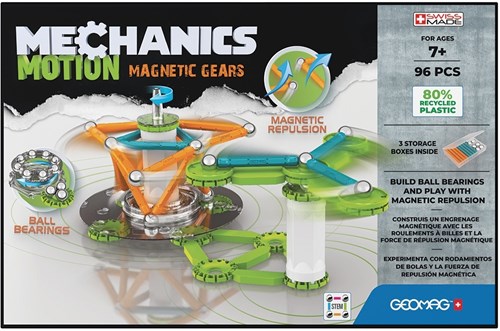 Geomag Mechanics Motion magnetische tandwielen bouwset 96 stuks-3