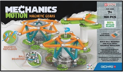 Geomag bouwset Mechanics Motion magnetische tandwielen 160 stuks-3