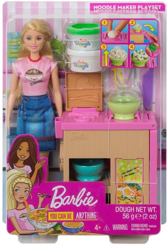 BEX Barbie coffret de jeu bar à nouilles poupée blonde - set créatif