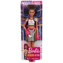 BEX Barbie pop Boxer met bokshandschoenen - Barbie beroepenpop sport
