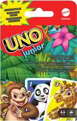 Mattel kaartspel UNO Junior - leuk kinderspel met dierenafbeeldingen