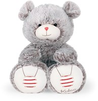 Kaloo grand ours en peluche gris - ours en peluche 38 cm