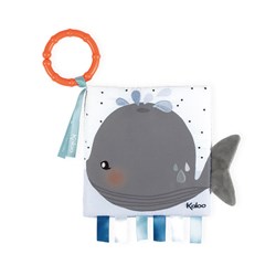 Kaloo activiteitenboek walvis babyboekje zacht speelgoed