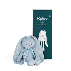 Kaloo knuffel konijn blauw medium - Lapinoo pluche 35 cm cadeau