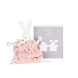 Kaloo knuffeldoek konijn roze - baby doudou cadeau