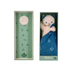 Kaloo knuffeldoek beer nachtuil - pluche baby comfortdoek eco
