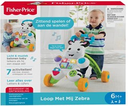 Mattel Fisher Price zebra looptrainer baby speelgoed 6-36 maanden