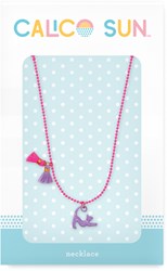 Calico Sun ketting kat - kleurrijke kinderketting met hanger