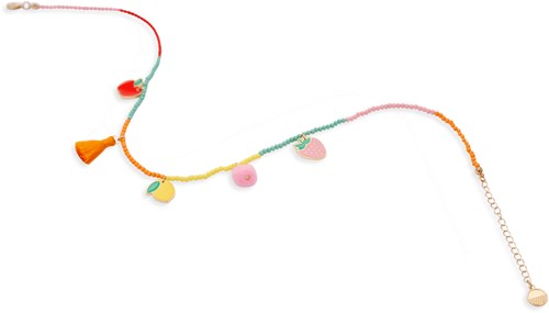 Calico Sun bijou enfant collier perles colorées Clémentine réglable-3