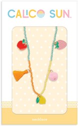 Calico Sun bijou enfant collier perles colorées Clémentine réglable