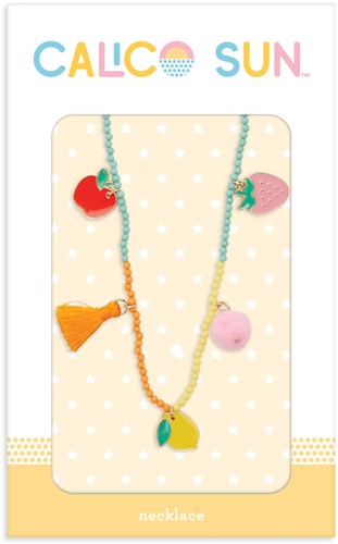 Calico Sun bijou enfant collier perles colorées Clémentine réglable