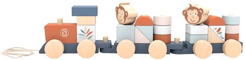 Speedy Monkey - Train d'éveil à tirer 39,5x7x10 cm