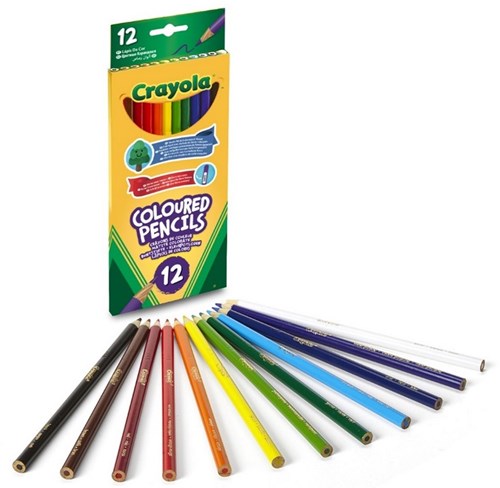 Crayola kleurpotloden set - 12 stuks - kleurpotloden voor kinderen