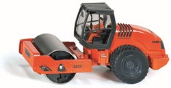 Siku jouet compacteur rouleau compresseur 1:50 orange métal