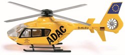 Siku hélicoptère de secours jouet 1:55 jaune avec rotors mobiles
