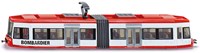 Siku tram speelgoed rood-wit schaalmodel 1:87 met details