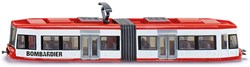 Siku tram speelgoed rood-wit schaalmodel 1:87 met details
