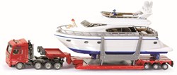 Siku camion de transport lourd avec yacht jouet échelle 1:87
