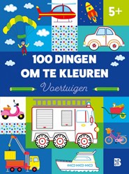 Ballon livre de coloriage véhicules - 100 choses à colorier pour enfants