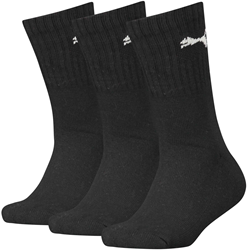 Puma kindersokken sport - 3 paar hoge katoenen sokken zwart 31-34