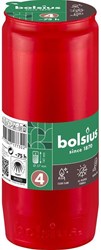 Bolsius grafkaars rood - Herdenkingslicht voor buiten en binnen