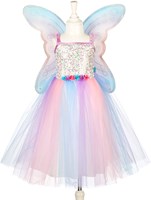 Souza for Kids jurk Felicity met vleugels - verkleedset 3-4 jaar 98-104 cm