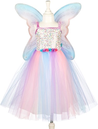 Souza for Kids jurk Felicity met vleugels - verkleedset 3-4 jaar 98-104 cm