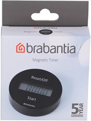Brabantia minuteur de cuisine magnétique Tasty+ gris foncé minuterie