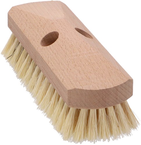 Luva brosse à récurer bois nettoyage fibre avec ancre 22cm-3