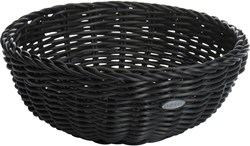 Westmark Saleen broodmand rond 23x9cm zwart - keukenmand