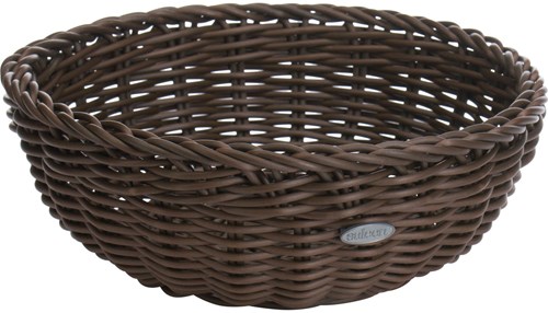 Westmark panier à pain plastique rond 23x9cm - marron - Saleen-2