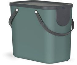 Rotho poubelle de tri Albula 25 litres verte - plastique durable