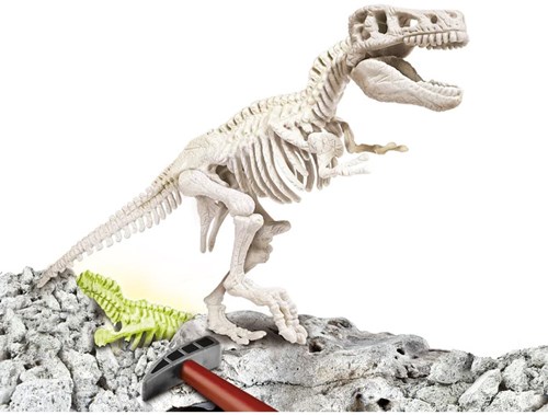 Clementoni archeologie speelgoed T-Rex fluoriserend 7+ educatief-3