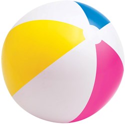 Intex 59030NP ballon de plage Bleu, Violet, Blanc, Jaune 61 cm