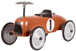 Retro Roller loopauto Chester brons retro speelgoedauto