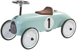 Retro Roller loopauto Colin mintgroen - metalen kinderauto speelgoed