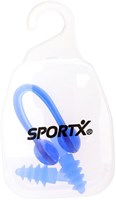 SportX neusclip en oordopjes junior blauw - zwemspeelgoed siliconen-3
