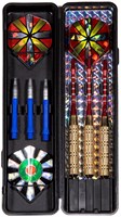 SportX set de fléchettes - Deluxe en étui - 22 grammes - avec boîte de rangement-2