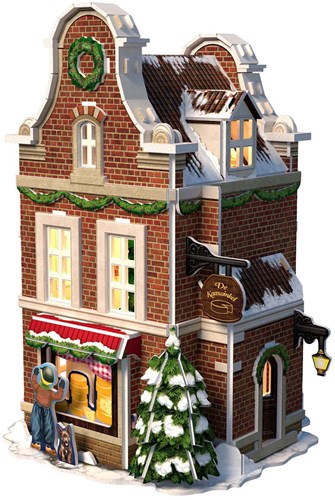 Cubic Fun puzzle 3D boutique de fromages hollandaise avec éclairage LED jouet-2