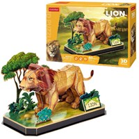 Cubic Fun puzzle 3D lion jouet animal carton-3
