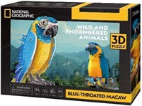 Cubic Fun Puzzle 3D National Geographic Ara - Jouet éducatif 94 pièces